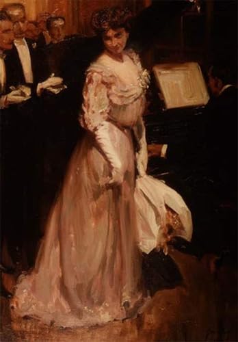 Tableaux peinture sur toile Au bal de Marius Avy 60x90cm SERENDIPITP