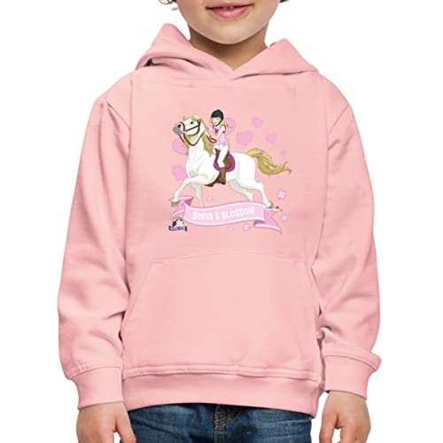 Schleich® Horse Club Sofia et Blossom Équitation Pull À Capuche Premium Enfant, 9-11 Ans, Rose Cristal