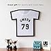 Umbra T-Frame T-Shirt Display Case - Picture Frame to Display Youth Sized T-Shirts (Small to Large), Black