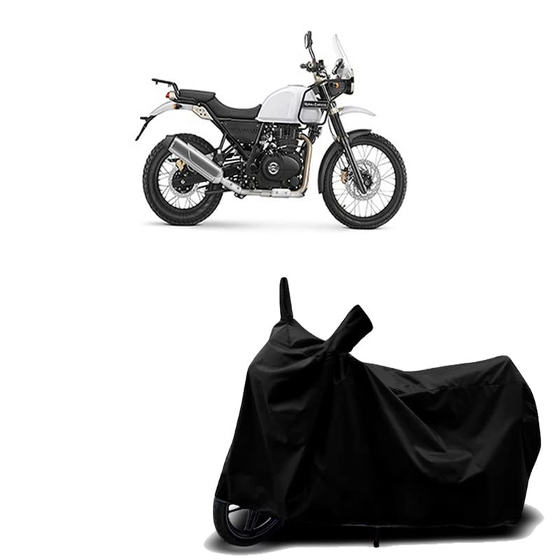 COVER MART Motorcycle Bike Cover Compatible for Royal Enfield Himalayan BS6 – Water Resistant, Dustproof, UV Protection for Indoor/Outdoor Parking, Full Body [Black Color]-image-20