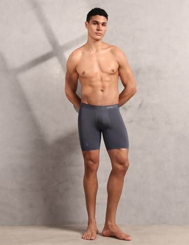 Image of U.S. Polo ASSN. Men's Nylon Micro Fibre Seamless Underwear Long Trunks