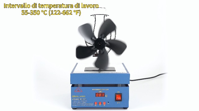 Ventilatore Per Stufa A Legna - 5 Pale - Senza Elettricità - Silenzioso - Campeggio E Casa - Foto 13