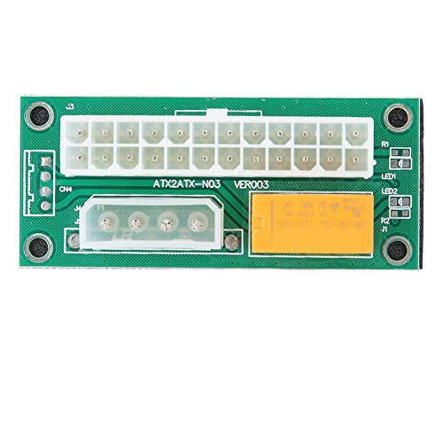 Adaptador de Fuente de Poder Dual Yoidesu ATX 24Pin a Molex 4Pin miniatura 1