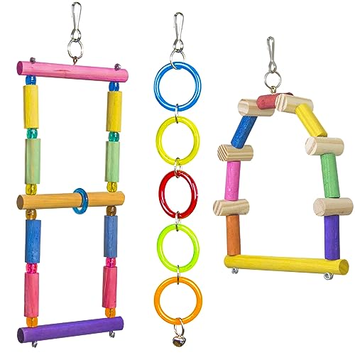 Kit Balanço e Brinquedo Avuk Pet Para Calopsita