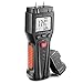 Moisture Meter, Digital Damp Meter Detector with 7 Modes, LCD Backlight, Data Hold Function for Wood, Plants, Cement, Range 0.0%~60.0% - Test Pins and Battery Included MWM03