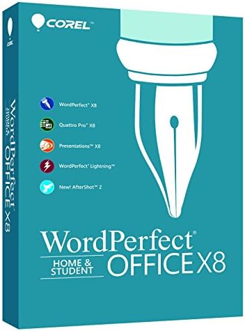 Corel WordPerfect Office X8 Home & Student Edition for PC (Old Version)