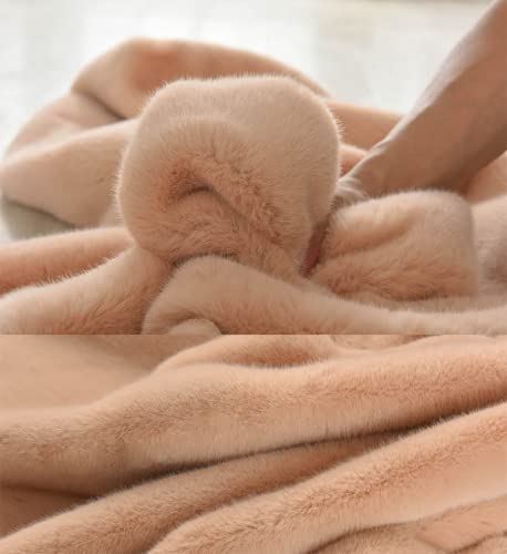 Tessuto in peluche Tessuto in pelliccia sintetica Tessuto in pile per sfondo Artigianato materiali sciarpa Cucito fai da te Bambole fatte a mano Cuscino Cuscino 160 cm di larghezza,bianc(Size:1.6m*2m