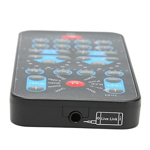 Image of Live Sound Card Voice Changer, M10 Handheld Sound Card Mini Voice Changer Device 8 Sound Effects,Mini Sound Card Voice Changer for Mobile Phone Computer