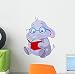 Wallmonkeys Cute Elephant Education Wall Decal Peel and Stick Graphic (12 in H x 9 in W) WM171971