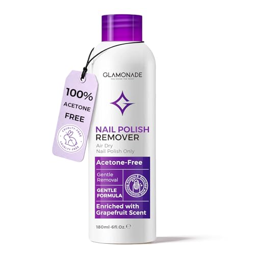Glamonade Nail Polish Remover: Removal of Nail Polish for Home Salon 6 Fl Oz