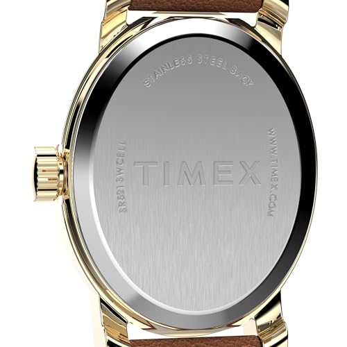 Image of Timex Women's Cavatina Watch - TPearl Dial Gold-Tone Case