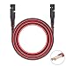 COROTC 12 Feet 16AWG SAE to SAE Extension Cable, Quick Disconnect Wire Harness DC Connector Cord Plug for Trailer RV Boat Camp Solar Panels Battrey with Dust Cap