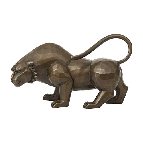 Cadeau Feng Shui Tigre en Laiton pour Prospérité et Chance
