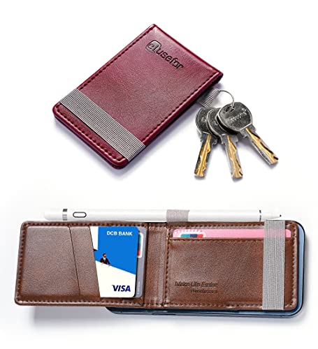 Elusefor Magsafe Wallet For Iphone, Magnetic Wallet For Iphone 12/13/14 Series, Phone Stand & Card Holder For Apple Iphone (Black) #TOP4