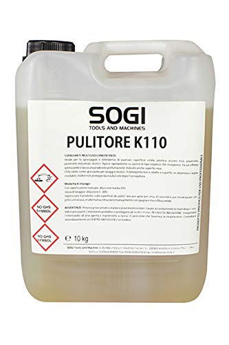 SOGI K110-10KG - Líquido desengrasante limpiador ultraconcentrado para bañera limpiadora (10 kg)