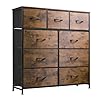 WLIVE 9-Drawer Dresser, Fabric Stor...
