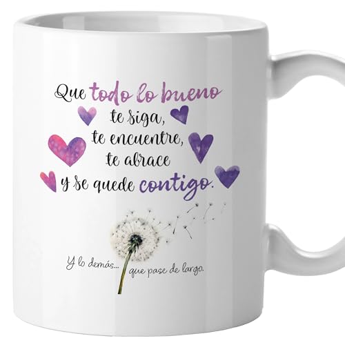 Imagen de El Kraken Taza Que todo lo bueno te siga te encuentre te abrace