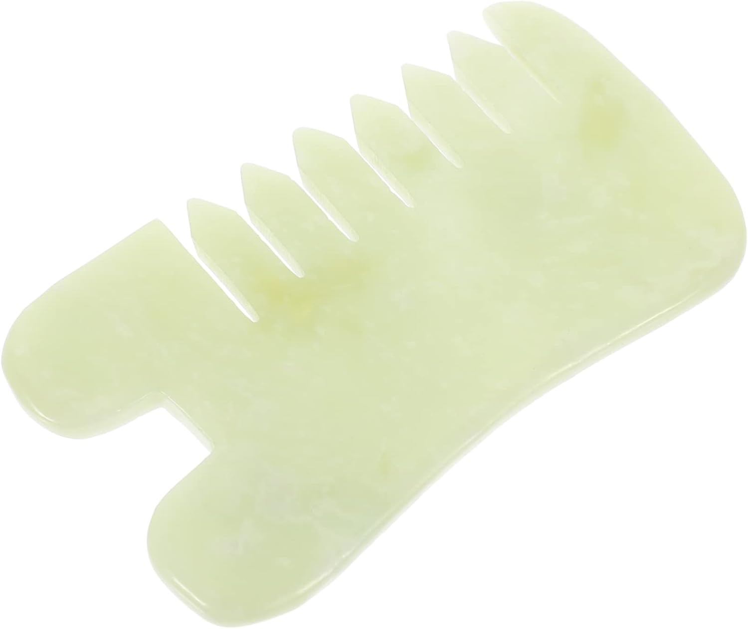 Didiseaon Jade Comb Massage Tool for Scalp Scrubber Facial Beauty Tool Scraping Massage Plate