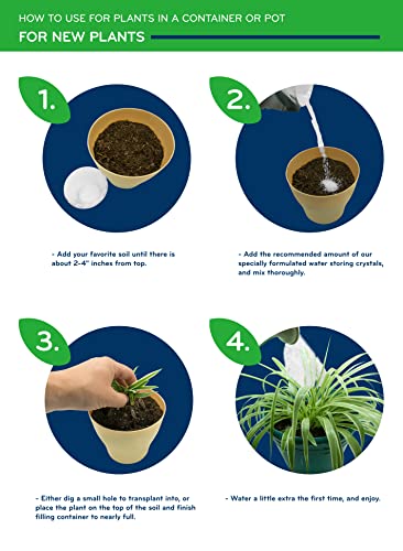Arizona Agriculture Supply Water Storing Crystals, Fixes Both Over And Underwatering For Indoor And Outdoor Plants. Tested In Arizona Summer Heat, And Proven To Work. #TOP4