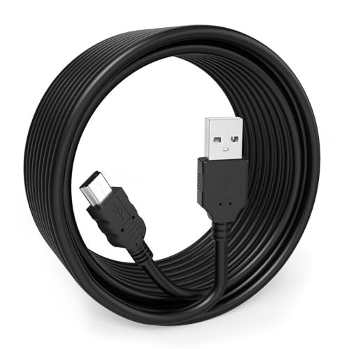 Sinoacc 10ft Mini USB Cable, USB 2.0 to Mini B 480mbps Data Transfer Cord Compatible with Ti 84 Plus CE/Plus, TI Nspire CX II/CX CAS, PS3 Controller, Camera, Microphone, GPS, Hero 4 3+ 2
