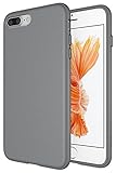 iPhone 7 Plus Case, Diztronic Full Matte Soft Touch Slim-Fit Flexible TPU Case for Apple iPhone 7 Plus (Matte Alloy Gray)