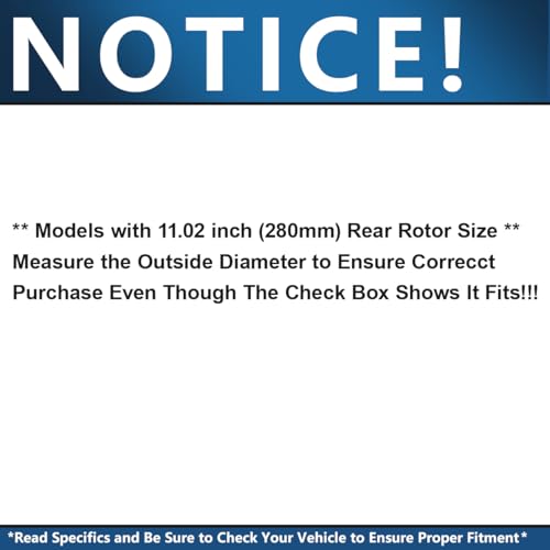 Image of Detroit Axle - Rear Brake Kit for 2019-2025 Volvo XC40