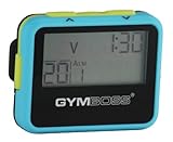 Gymboss Interval Timer and Stopwatch - LIGHT BLUE / YELLOW SOFTCOAT