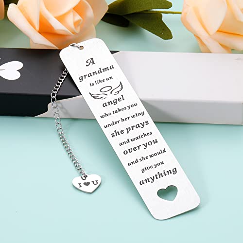 Grandma Bookmarks Valentines Day Gift Bookmark Nana Birthday Present I Love You Appreciate Love Quotes Engraved Keepsakes Grandmother Mothers Day Gifts From Grandson Granddaughter New Grandma Gift #TOP2