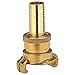 Price comparison product image Gardena Brass Suction and High-Pressure Coupling for 32 mm (1 1/4 Inch) - Tubing: Coupling for Hoses and Suction Lines, up to 40 Bar, Solution Safe (7122-20)