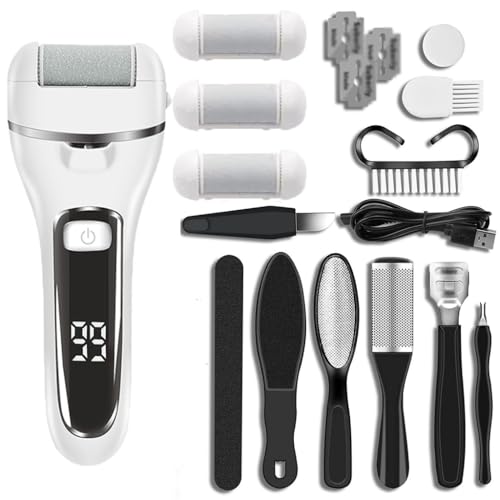 BERHUTJ Foot Repair Device Full Body Water Wash Rechargeable Digital Display Screen(Onecolor)