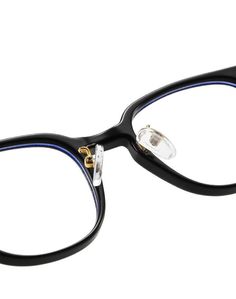 Gafas de Lectura ovaladas Retro for Mujer, antiluz Azul, for Ordenador y presbicia.(C1,2.50)
