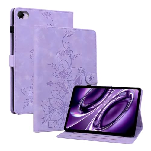 FKQLH Etui do Xiaomi Redmi K Pad 2 Tablet 8,8 cala 2026, smukłe etui ze skóry PU ze stojakiem Folio Pokrowiec z uchwytem na długopis, fioletowe