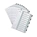 Produktbild Leitz Register für A4, 10er Pack, PC-beschriftbares Deckblatt und 10 Trennblätter, Taben mit Zahlenaufdruck 1-10, Überbreite, Weiß/Schwarz, Polypropylen, WOW, 12150000