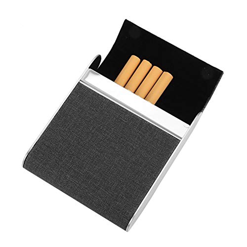 Organizador de cigarros para 20 cigarros, caixa de cigarros de bolso portátil, exterior para homens(