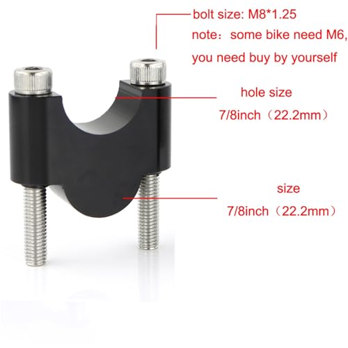 Risers de guidon moto 22mm : corrigez la posture fatiguante sur CT125 et XL350R - 3