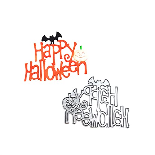 Metal Halloween Cutting Dies Stencil DIY Scrapbooking Album Paper Card...