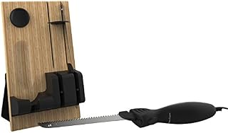 Electric Carving Knife Set with 2 Stainless Steel Blades, Comfort Grip Handle