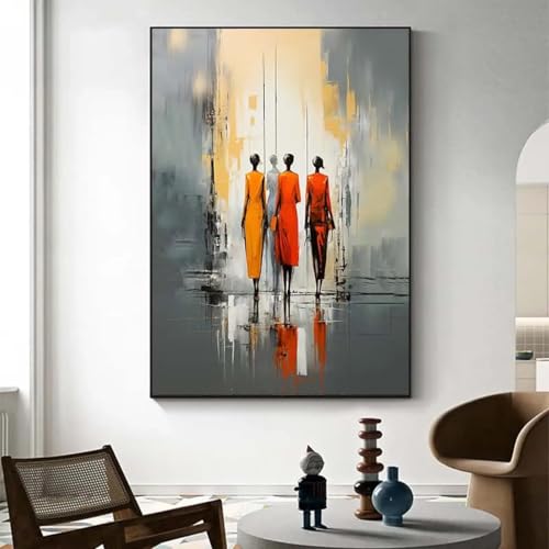 Peintures décoratives abstraites de qualité supérieure encadrée