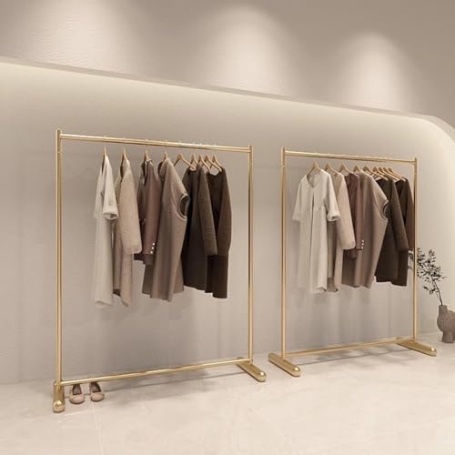 Porte-vêtements en métal robuste à tige unique et finition moderne