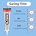 B-7000 Glue Clear for Rhinestone Crafts,Multi-Function B-7000 Super Adhesive Glues Liquid Fusion Glue for Rhinestones Crafts, Clothes Shoes, Fabric, Jewelry Making (2, 15ml)
