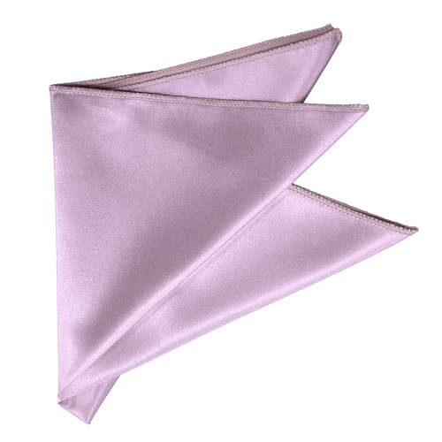 Image of tiemart Solid Color Pocket Squares for Men | For Suits, Perfect for Wedding Parties, 12 x 12 inch / 30 x 30 cm