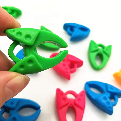 Image of Fbshicung 100Pcs Bobbin Clamps /Holders Keeping Bobbin Thread No More Thread Getting Tangled-for Type A & L Bobbins