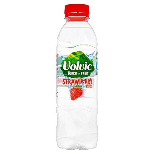 Volvic touch of strawberry fruit flavored water 500ml (pack of 24 x 500 ml)