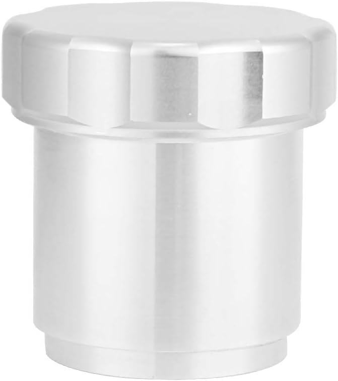 Yosoo Health Gear Aluminum Alloy Fuel Filler Neck, 1.5in OD Weld In Fuel Cell Cap for Car, Silver