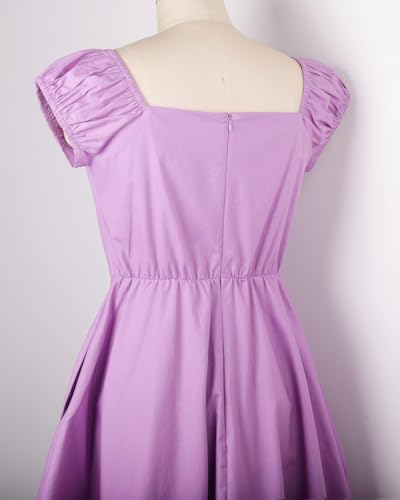 Image of YARN & INK Retro Swing Dresses for Women 1950s Vintage Rockabilly Clothes Pinup Clothing Cocktail Party Dress