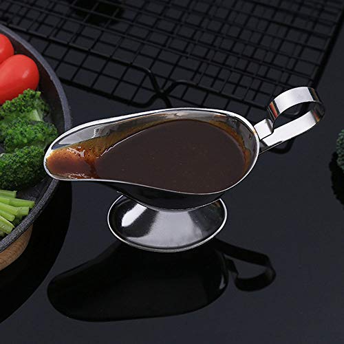 CHXIHome Kitchen Tableware Black Pepper Salt Gravy Seasoning Cup, Ketchup Container Sauce Plate Sauce Boat, Tomato Juice Container(3 oz) - Thumbnail 5