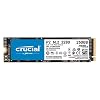 Crucial P2 CT250P2SSD8 SSD Internet 250Go, Vitesses attent 2400 Mo/s (3D NAND, NVMe, PCIe, M.2)