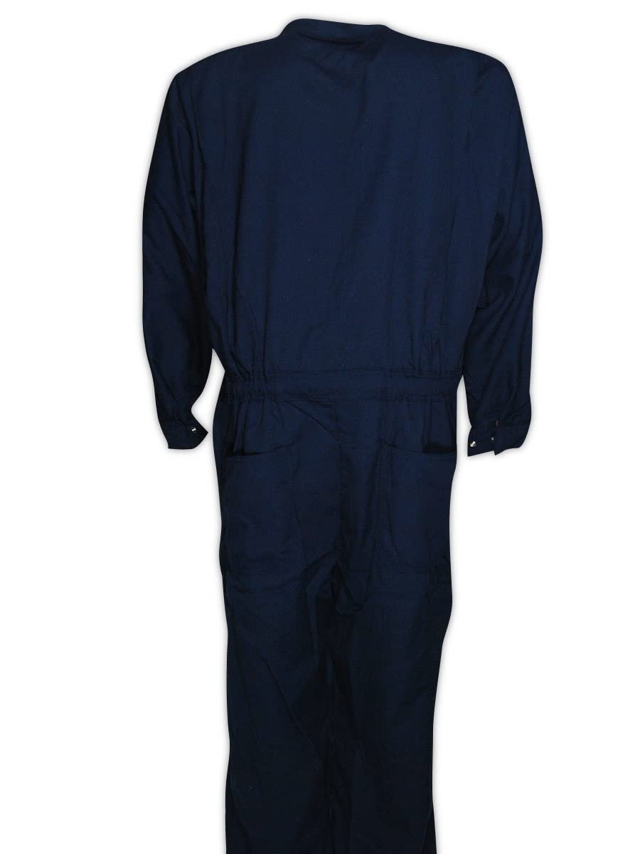MAGID 3540TP5-NV-S 3540TP5 Dual Hazard 5.8 oz. FR Tec safe Coveralls, 2XL, Navy , Small