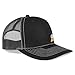 Case Construction Black Canvas Cap with Black Mesh Back 681022