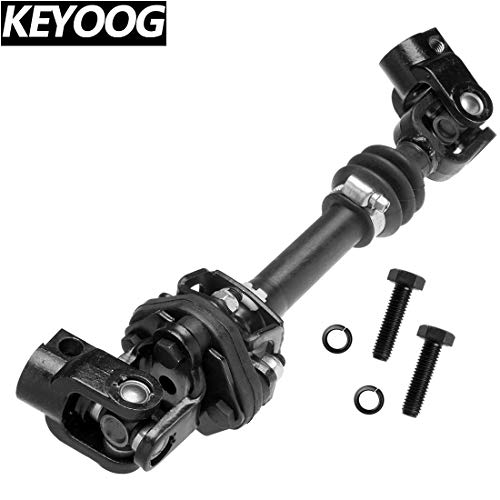 Keyoog Lower Intermediate Steering Shaft Column Fit For 2001-2004 Dodge Dakota Durango [ Fits 4Wd Models Only ] 425-257 55351208Aa 55351208Ab 55351246Aa #TOP2